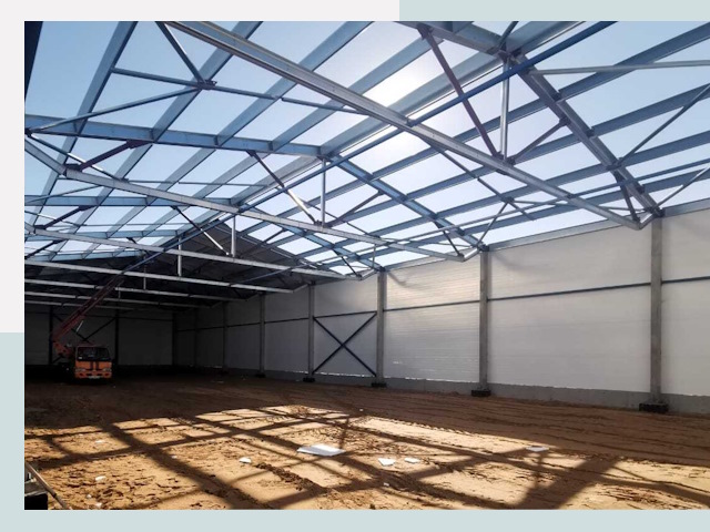 Строительство сенохранилищ в Новокубанске