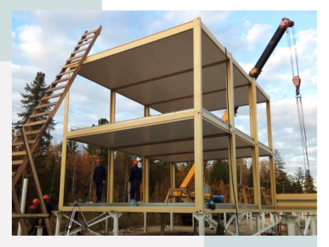 Строительство модульных здания Новокубанск