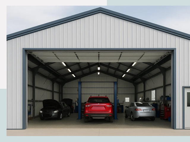 Ангары из сэндвич панелей от 624 руб. в Новокубанск