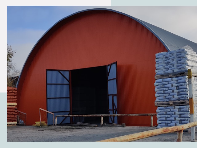 Полукруглые ангары по цене от 624 руб. в Новокубанск