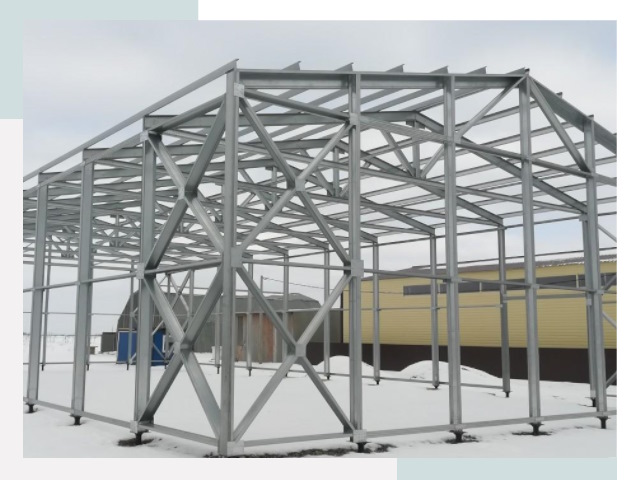 Каркасные ангары в Новокубанске