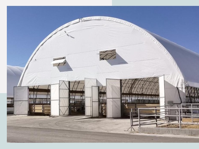 Тентовые ангары по цене 624 руб. в Новокубанск