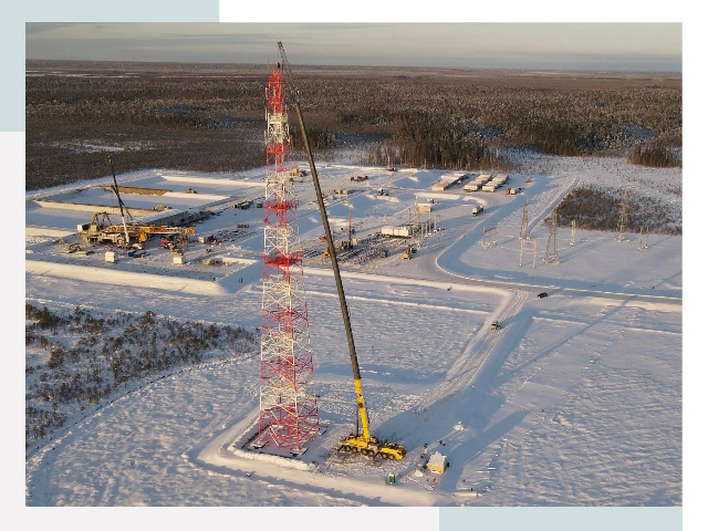 Мачты связи в Новокубанске