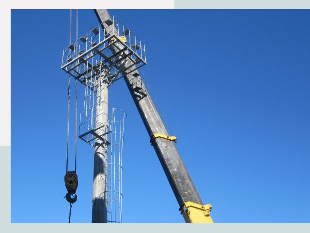 Монтаж осветительных мачт в Новокубанск от 624 руб.