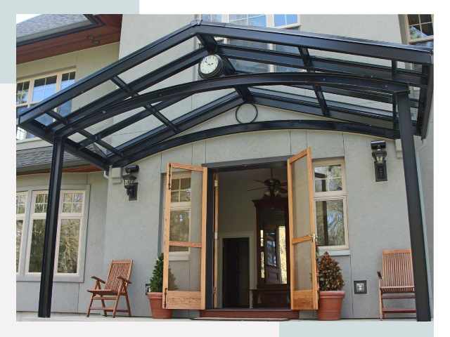 Козырьки металлические в Новокубанске