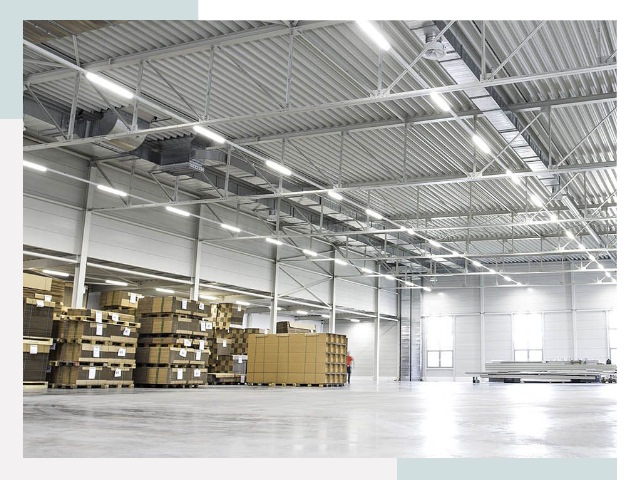 Освещение ангаров в Новокубанске