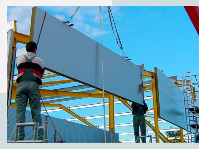 Монтаж сэндвич-панелей в Новокубанске от 624 руб.